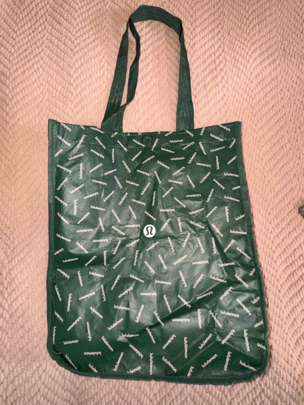 Lululemon store merchandise reusable bags. Set of 3. Large size